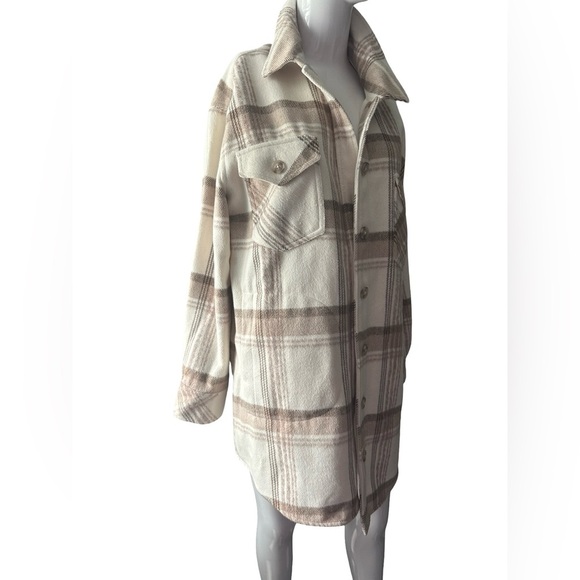 Gentle Fawn Tan and White Utility Jacket - Picture 5 of 6